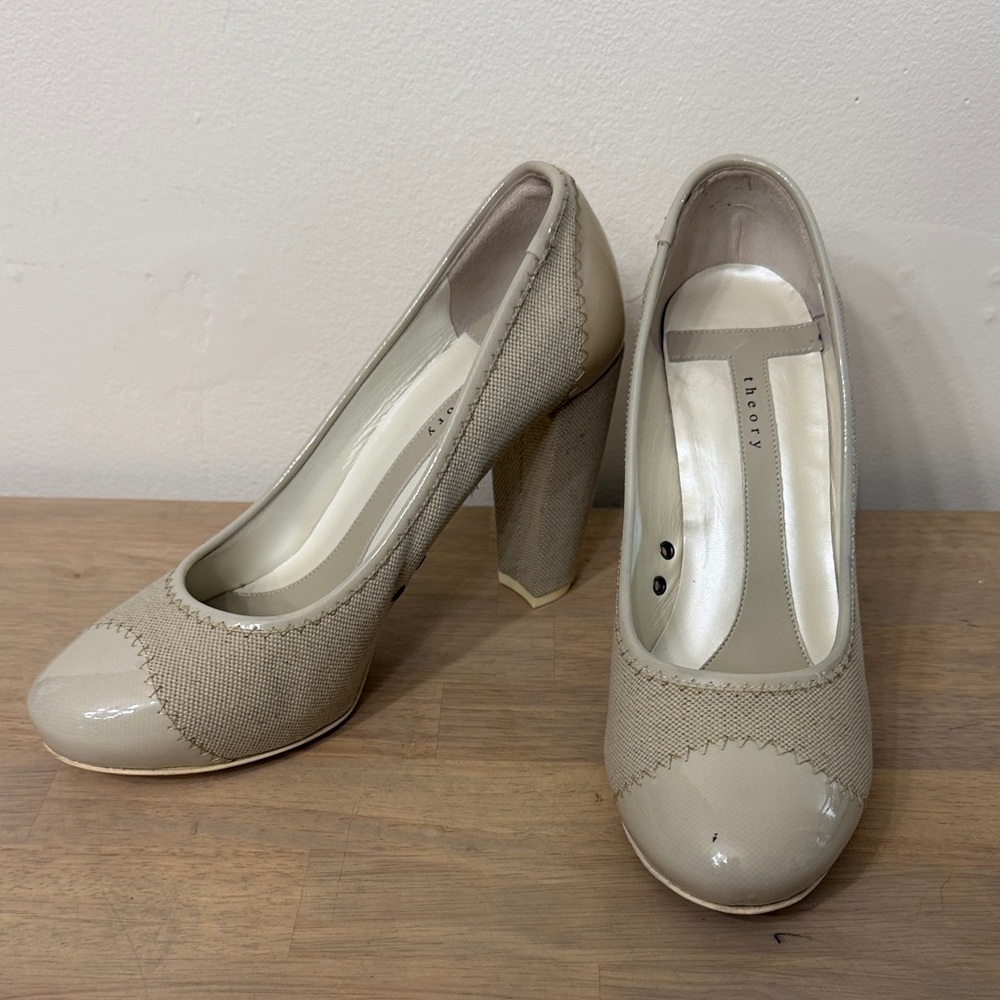 Theory Cream Women's Heels